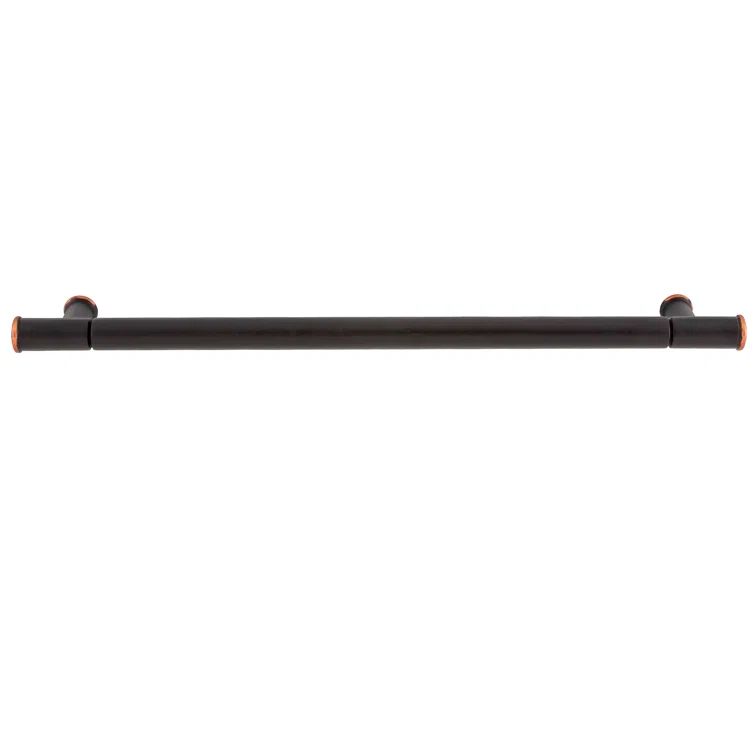 Fremont Oil-Rubbed Bronze Cylindrical Bar Pull with Mounting Hardware