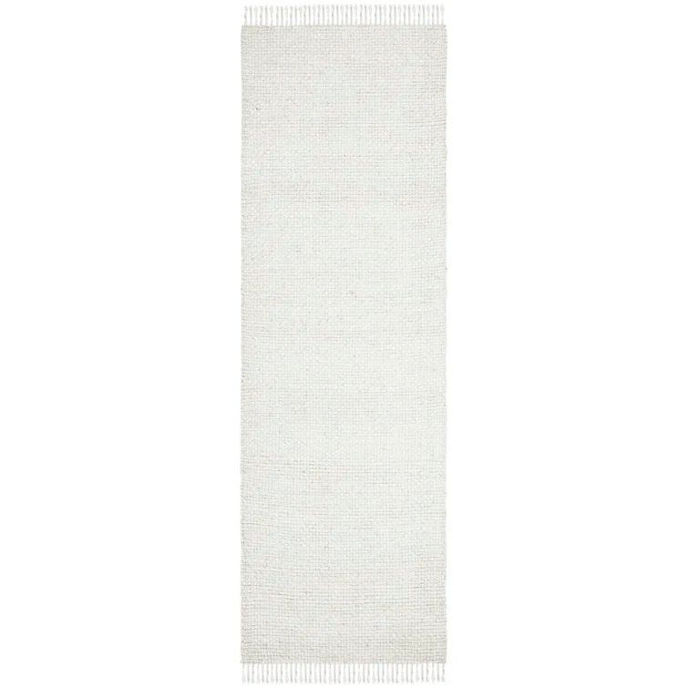Amalie Bone Wool 12' Handwoven Runner Rug by Lauren Ralph Lauren