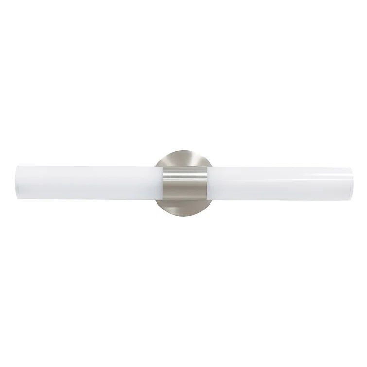 Turbo 24'' Brushed Nickel Dimmable LED Vanity Cylinder Light