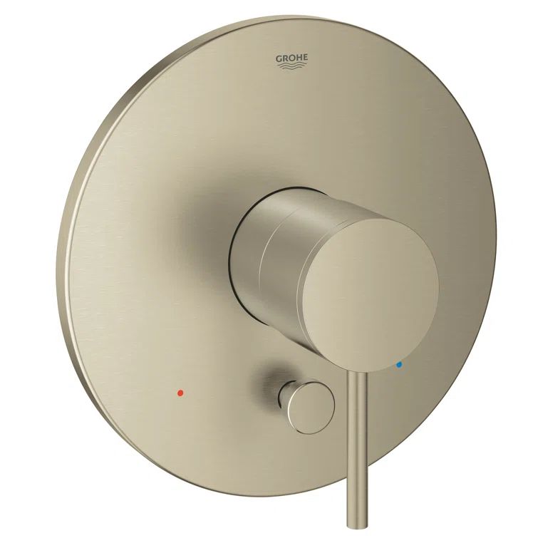 Atrio Brushed Nickel Modern Shower Trim with Lever