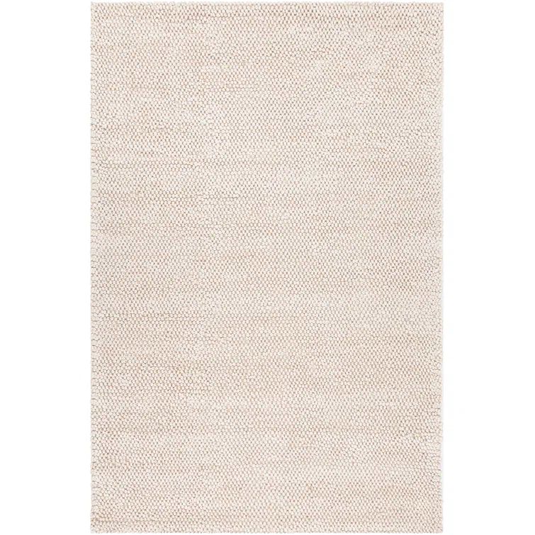 Luxe Loom Green 5' x 7' Hand-Woven Wool & Viscose Area Rug