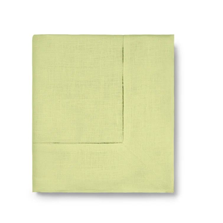 Kiwi Green 66" x 124" Cotton Tablecloth