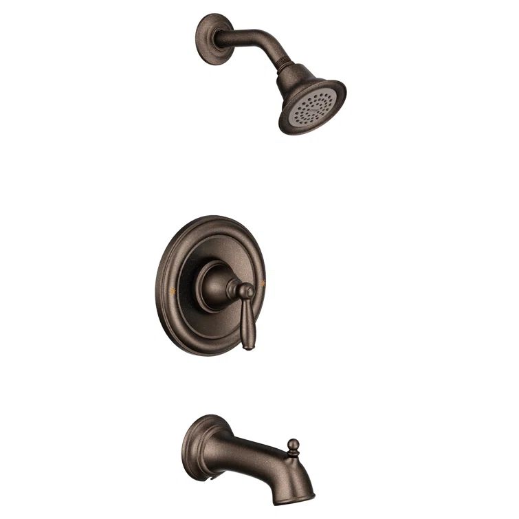 Oil Rubbed Bronze Traditional Wall Mounted Shower Faucet