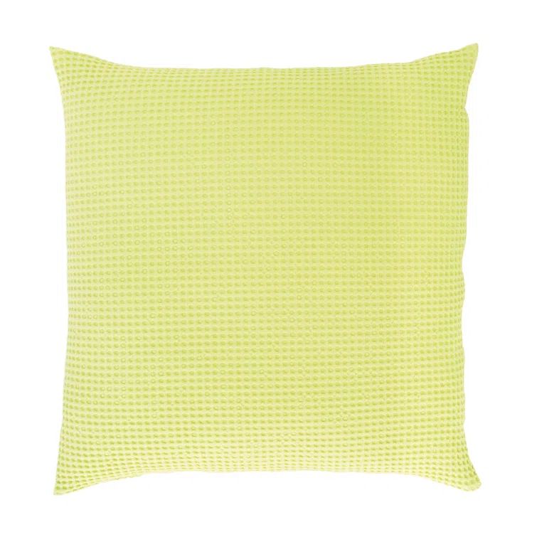Citrus Matelassé Euro Sham in Soft Waffle Weave Cotton