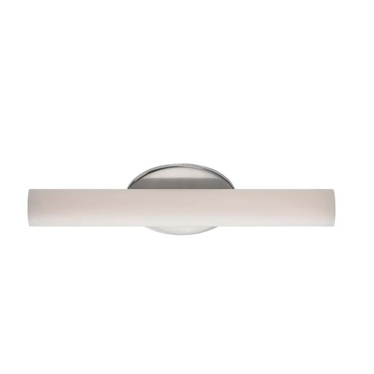 Loft 18'' Brushed Nickel LED Outdoor Flush Sconce