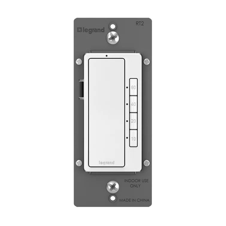 Radiant White 4-Button Digital Timer Switch
