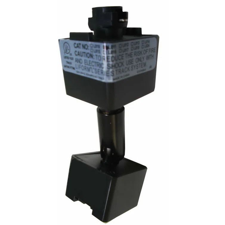 Black Energy Star Slope Ceiling Adapter for Line Volt