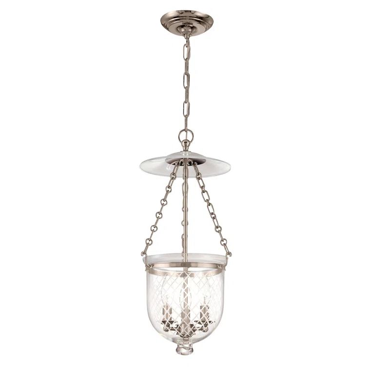 Aged Brass Vintage Glass Jar Lantern