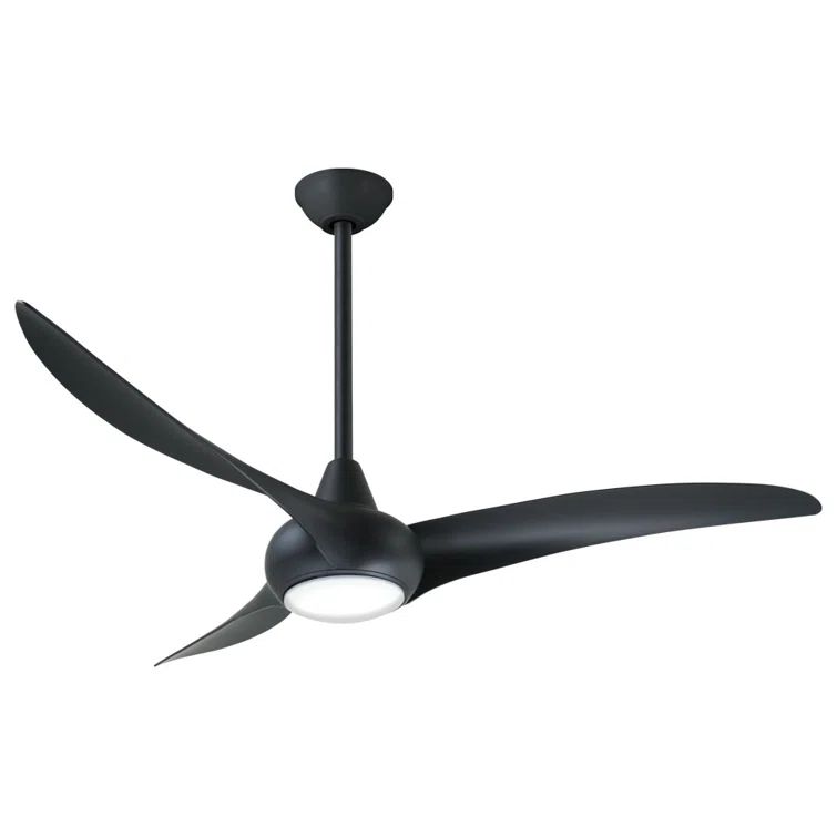 52" Coal Smart Ceiling Fan with LED Light and Remote