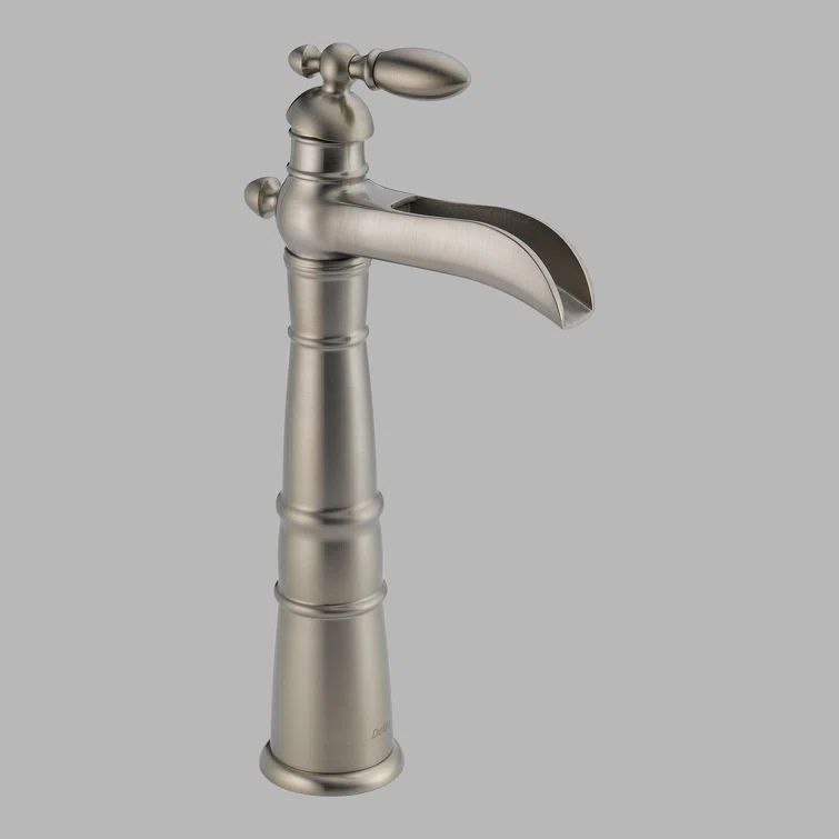 Stainless Steel Single Handle Vessel Bathroom Faucet