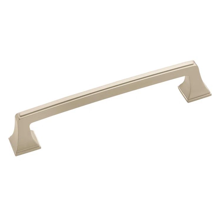 Satin Nickel Brushed Traditional Appliance Pull with Mounting Hardware