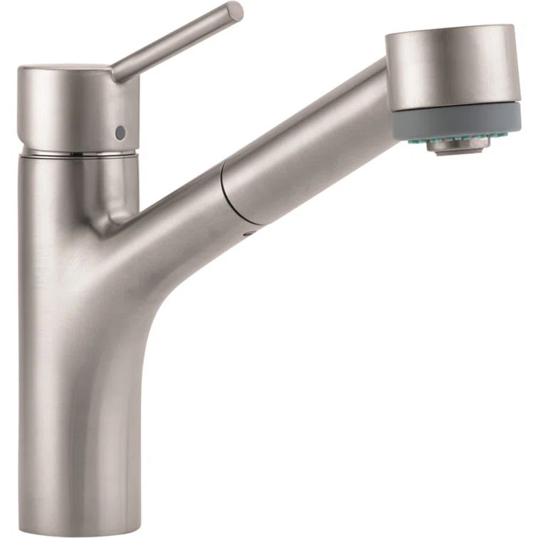 Steel Optik Stainless Steel Pull-Out Spray Kitchen Faucet