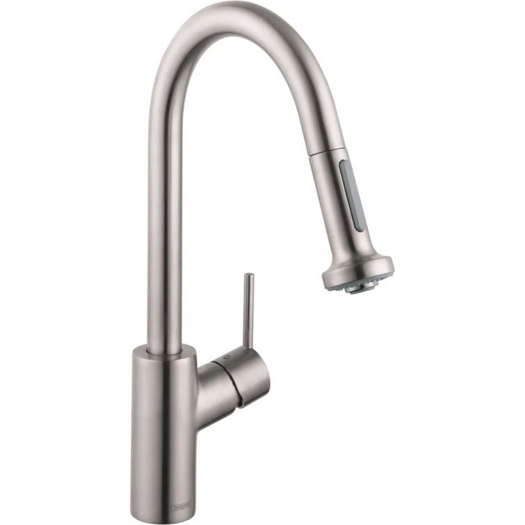 Stainless Steel Single Handle Pull Down Kitchen Faucet