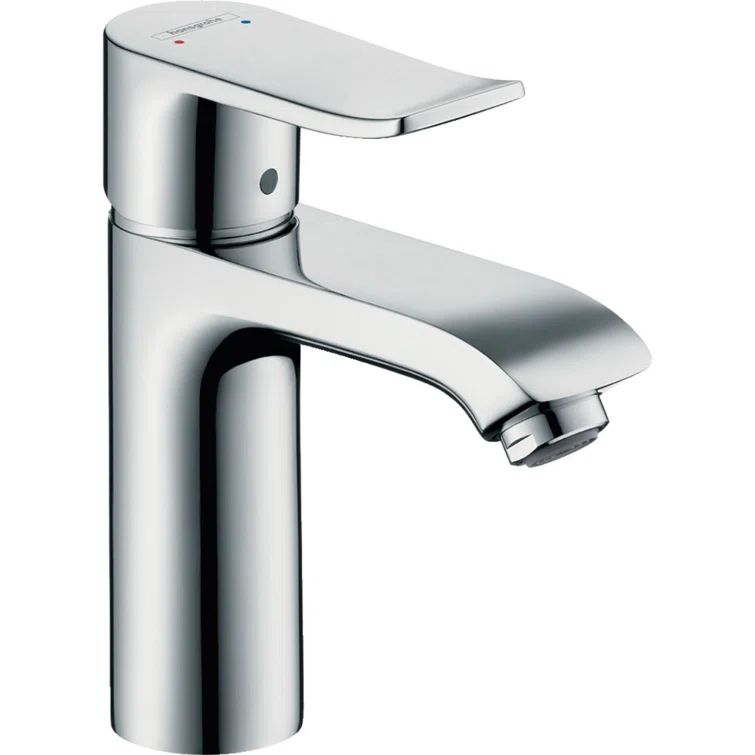 Sleek Chrome Single-Hole Bathroom Faucet with Easy Clean Aerator