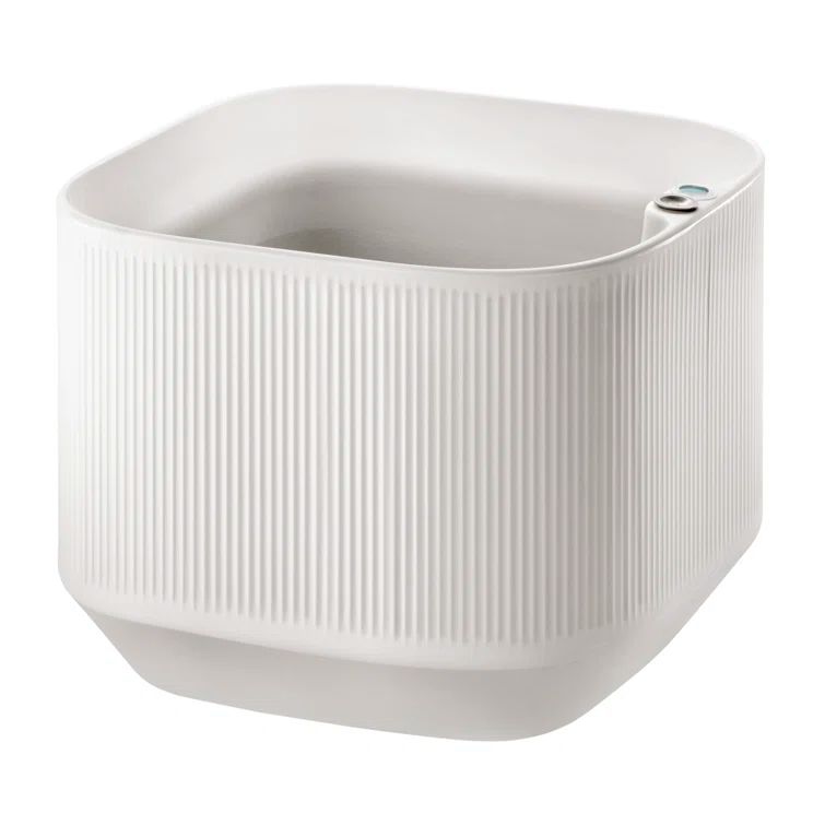 Modular Alpine White Rectangular Self-Watering Planter Box