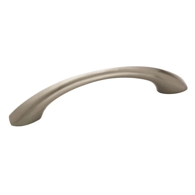 Satin Nickel 3.75'' Arch Cabinet Pulls with Mounting Hardware