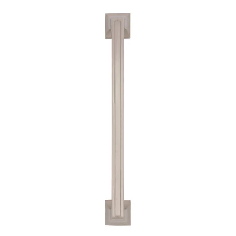 Satin Nickel 8-Inch Mulholland Cabinet Drawer Pull