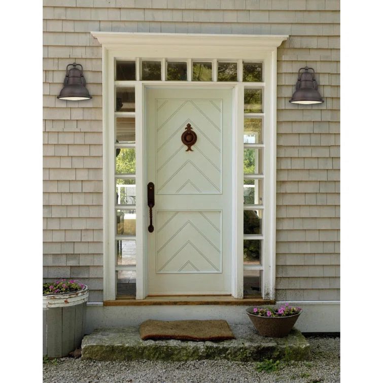 Orson Oil Rubbed Bronze Dimmable LED Outdoor Lantern Sconce