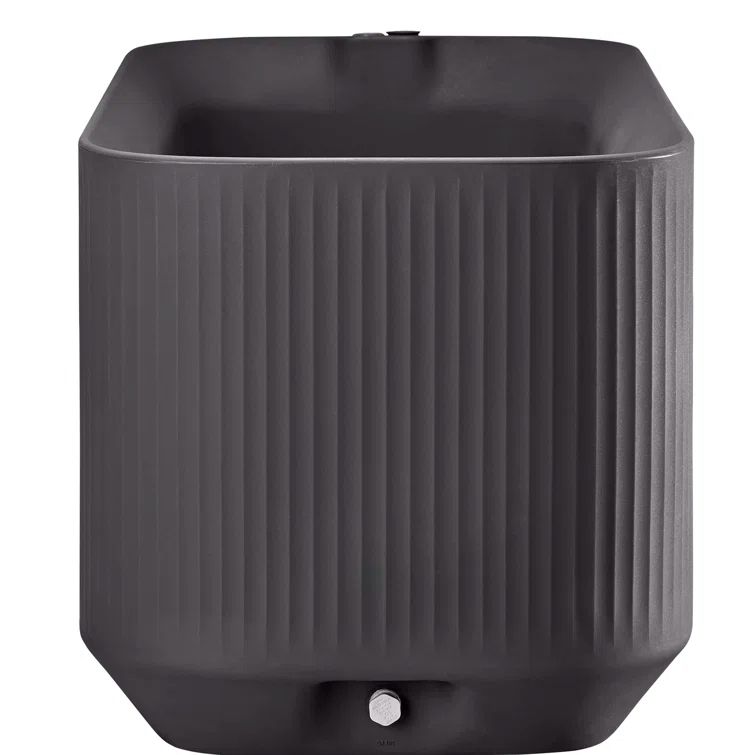 Slate Gray Heavy-Duty Modular Rectangular Planter Box