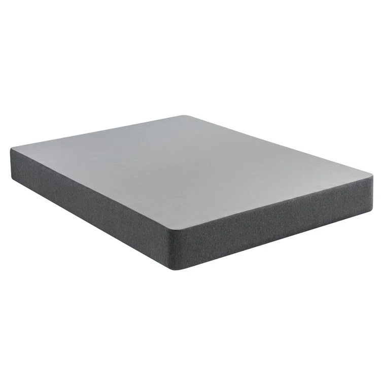 Gray Heavy Gauge Steel Twin XL Mattress Foundation