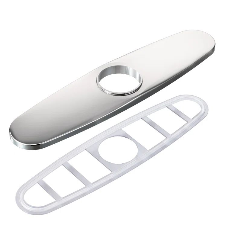 Chrome Stainless Steel Modern Kitchen Faucet Escutcheon