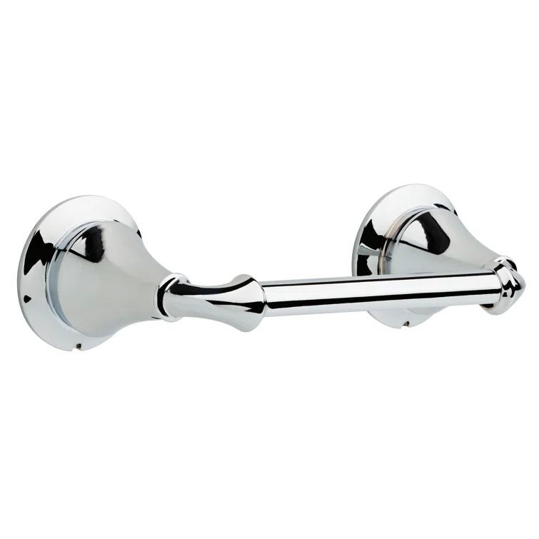 Polished Chrome Modern Wall Mount Toilet Paper Holder