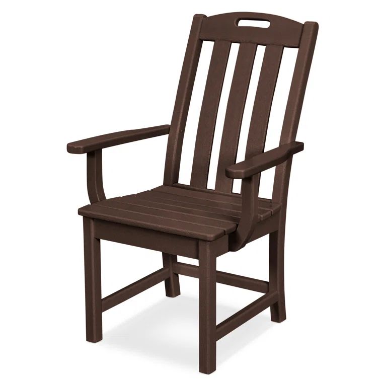 Vintage Lantern Polywood Outdoor Dining Arm Chair