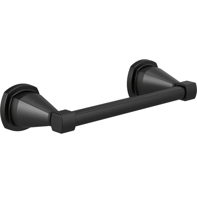 Matte Black Wall Mounted Modern Hand Towel Bar