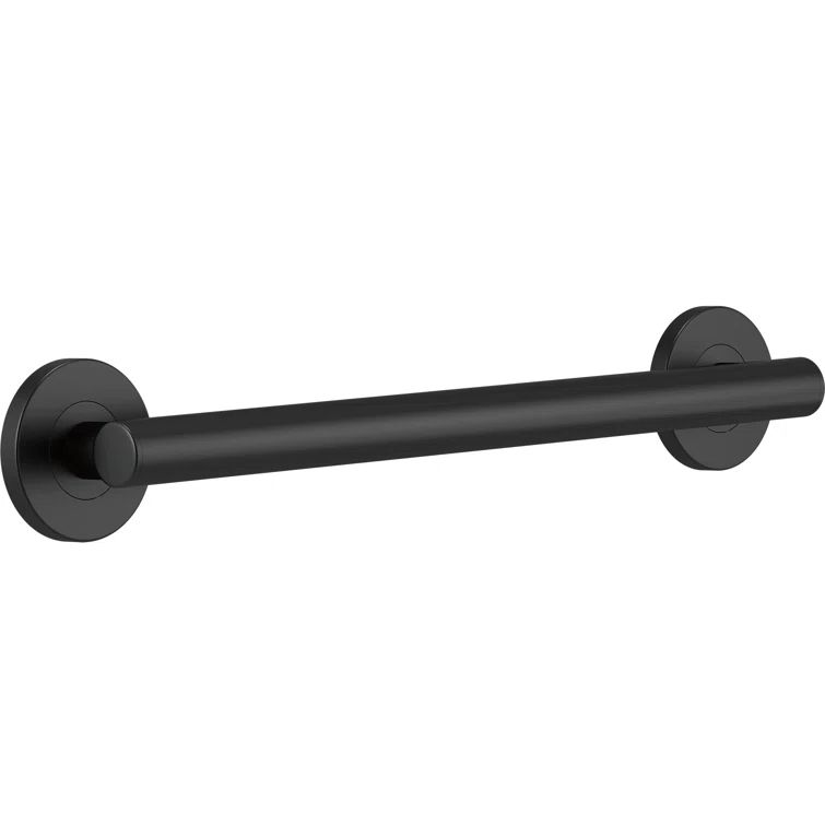 Matte Black Stainless Steel 18" Wall Mount Grab Bar