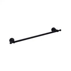Satin Black 24" Wall Mounted Towel Bar