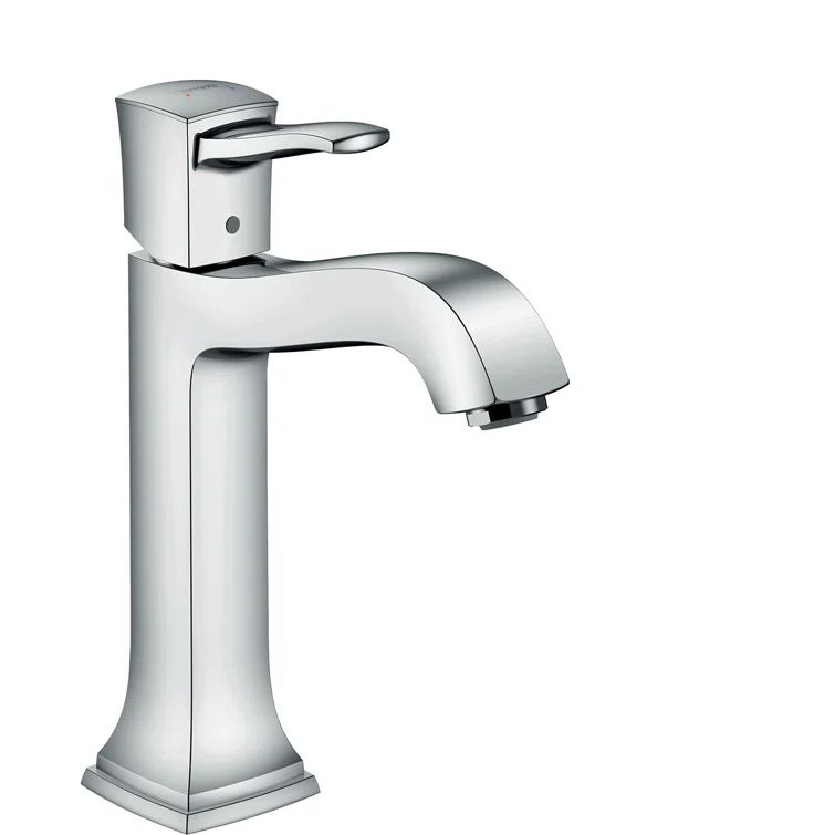 Chrome Single Handle High Arc Bathroom Faucet