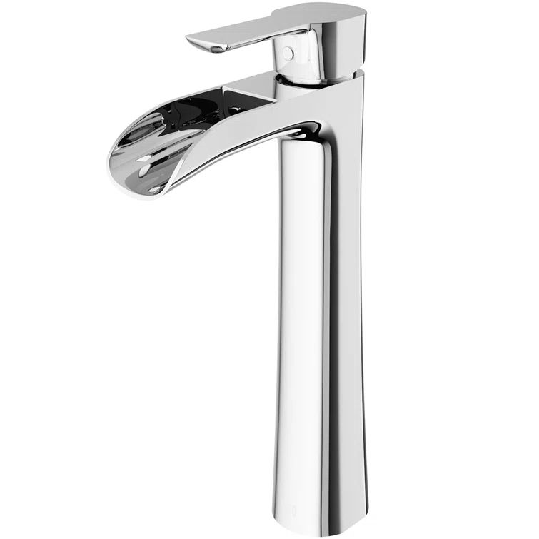 Niko 10.5'' Chrome Modern Single-Hole Vessel Bathroom Faucet
