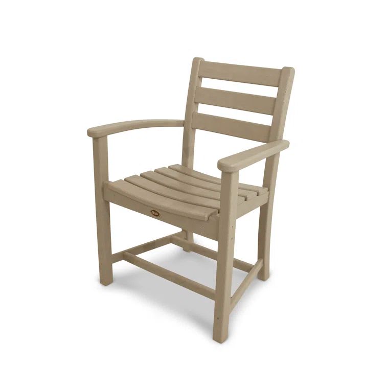 Monterey Bay Sand Castle Curved Back Outdoor Dining Chair