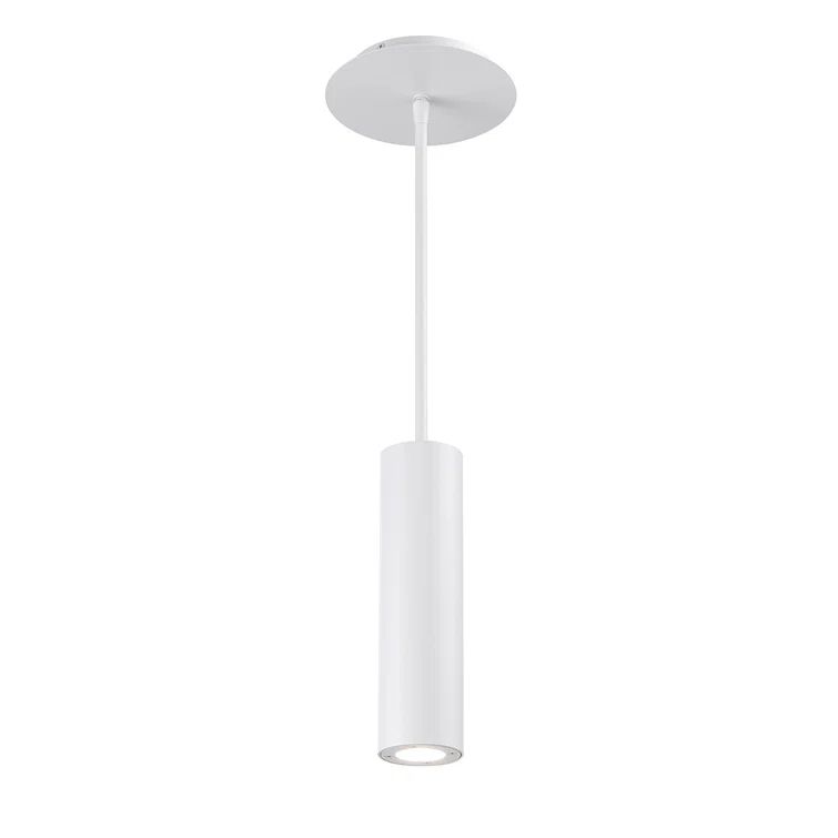 Caliber Sleek White Aluminum Indoor/Outdoor LED Pendant