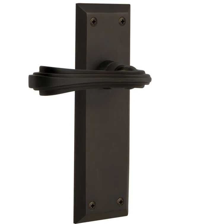 Oil-Rubbed Bronze Right-Handed Single Dummy Door Lever
