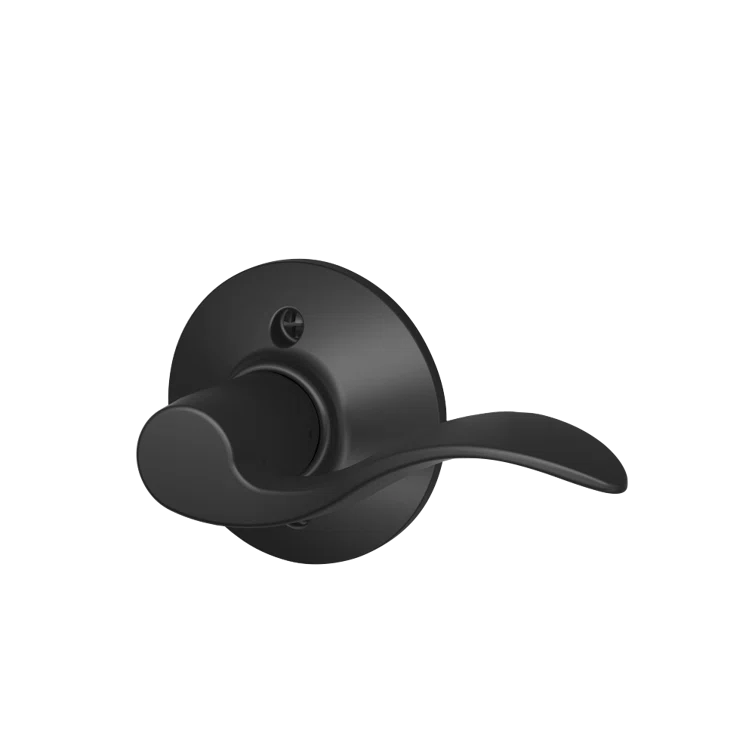 Matte Black Right Handed Dummy Lever Door Handle