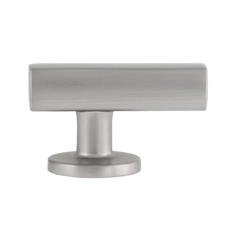 Flynn Satin Nickel Rectangular Bar Cabinet Knob
