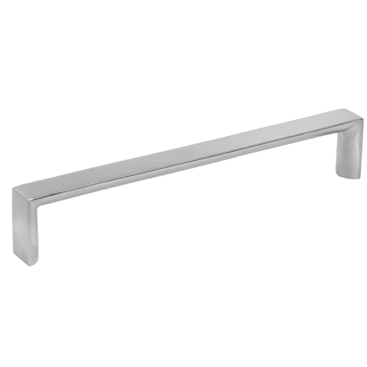 Modern Brushed Steel Cabinet Bar Pull with Mounting Hardware