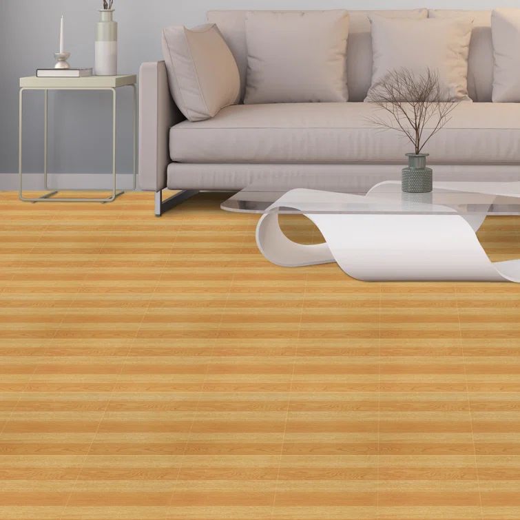 Light Oak 12" x 12" Self-Adhesive Vinyl Floor Tiles
