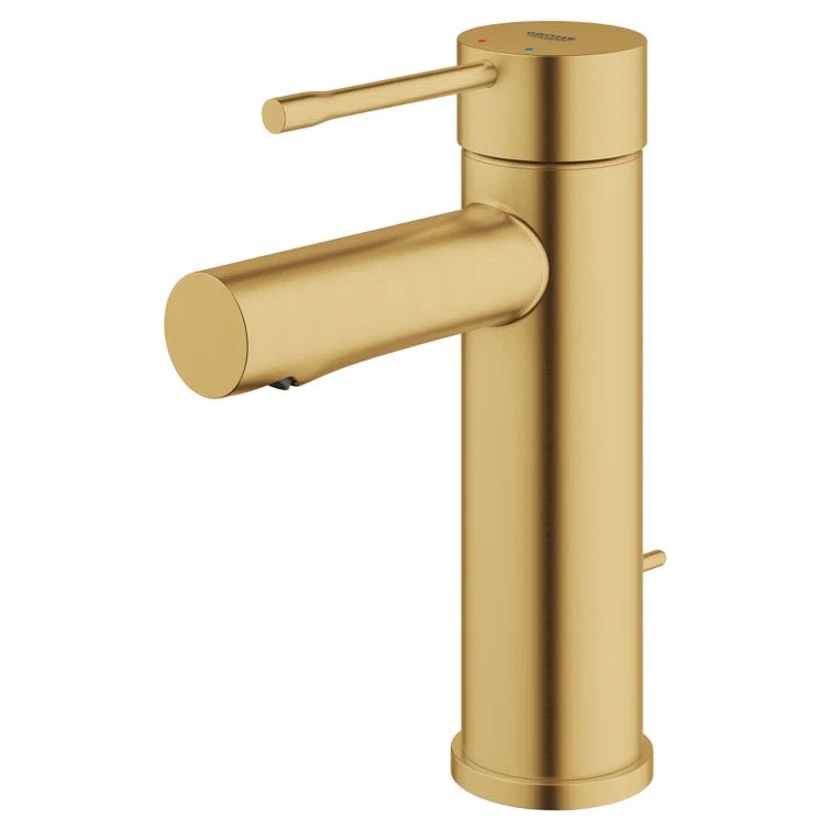 Essence Modern Chrome Single Hole Bathroom Faucet with Drain Assembly