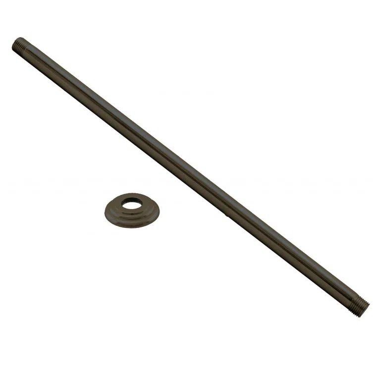 36" Oil Rubbed Bronze Ceiling Mount Shower Arm with Flange