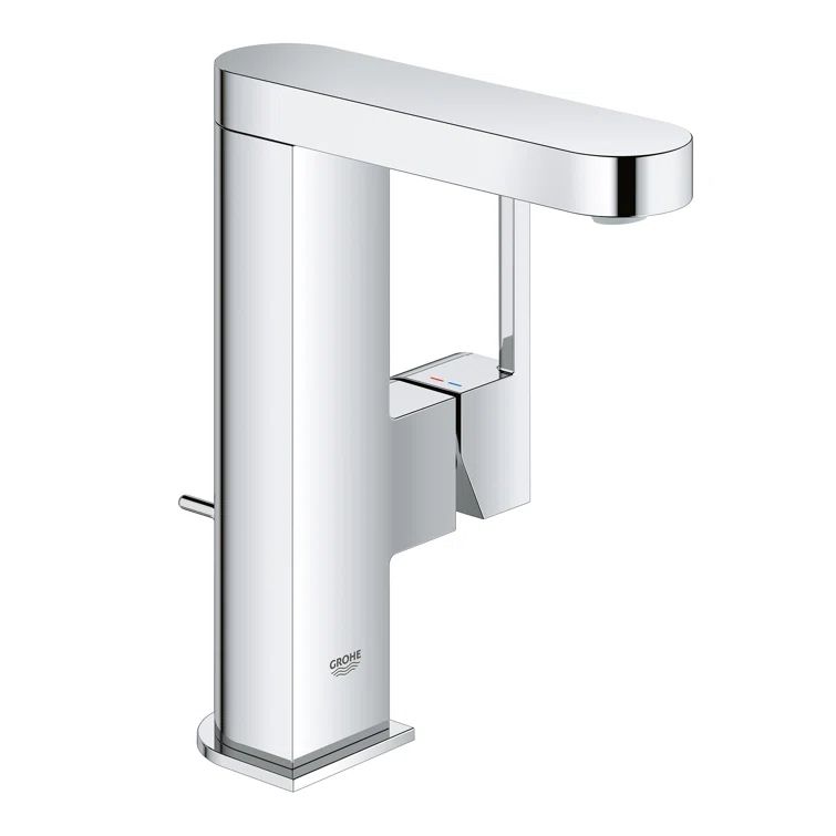 Grohe Plus Elegance Single-Hole 7.5" StarLight Chrome Bathroom Faucet