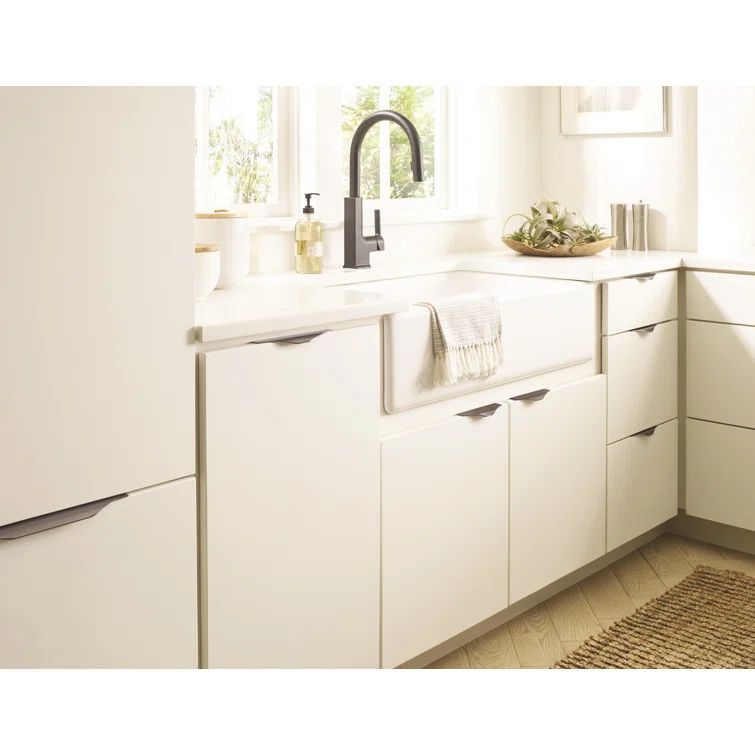 Aloft Black Chrome Modern Cabinet Edge Pull with Mounting Hardware