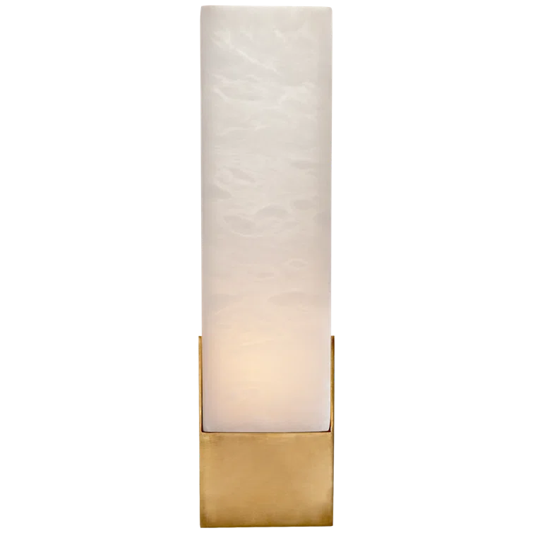 Elegant Outdoor Brass-Bronze 16'' Direct Wired Wall Sconce
