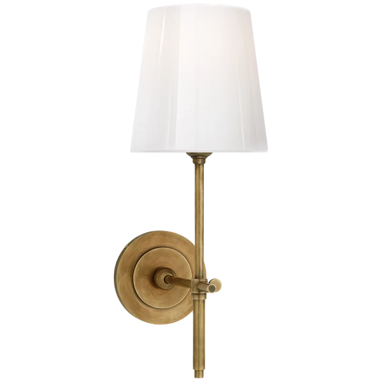 Bryant Direct Wired 14.5" Antique Brass Wall Sconce