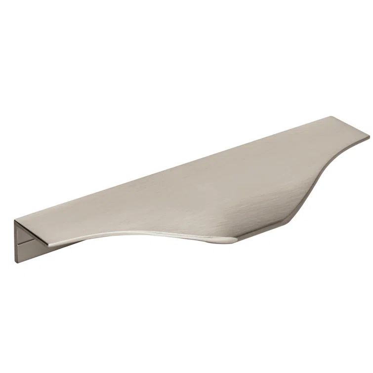 Satin Nickel 8-9/16 inch Modern Cabinet Edge Pull