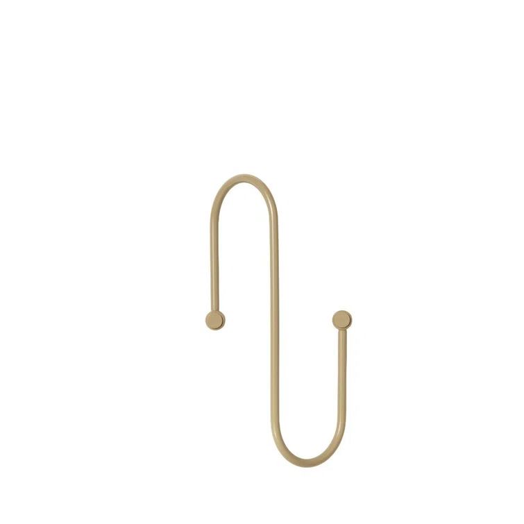 Nomad Khaki Powder Coated Steel Wall Mounted Coat Rack