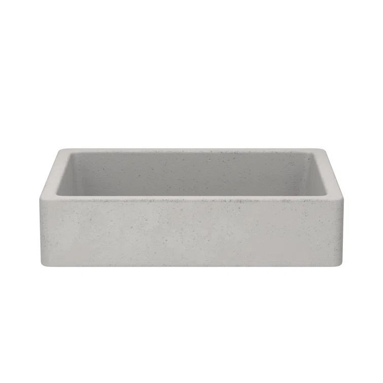 19.5" Matte Copper Stone Rectangular Undermount Sink