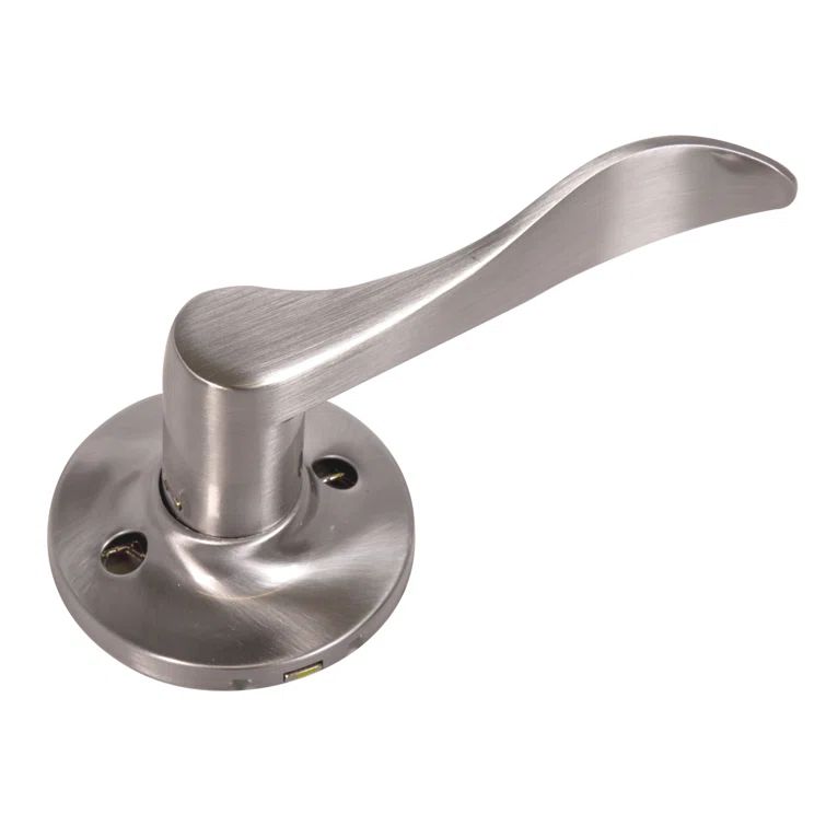 Satin Nickel Right-Hand Dummy Door Lever Handle