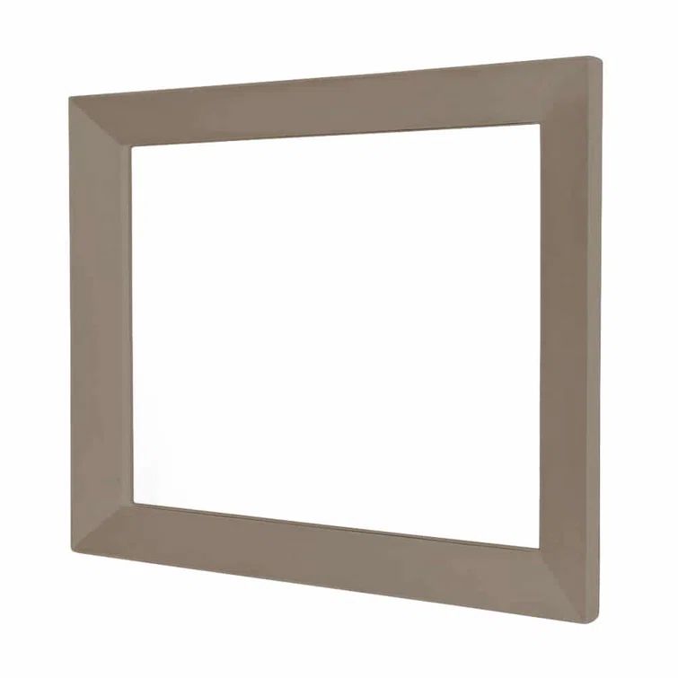 Earth Rectangular Concrete Framed Vanity Mirror